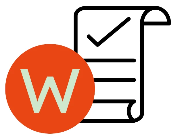 Icon for white paper