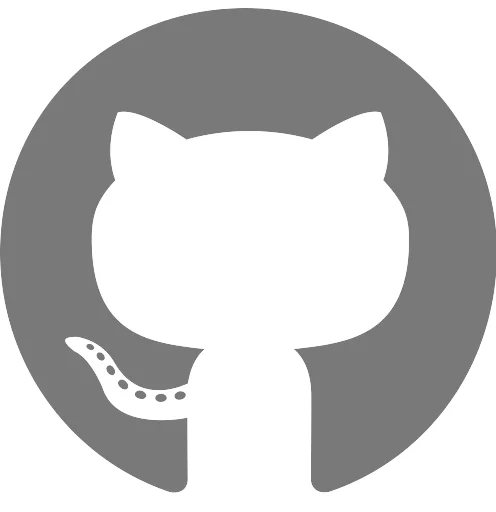GitHub logo featuring the Octocat mascot inside a grey circle. Link to the GHGA GitHub repository.