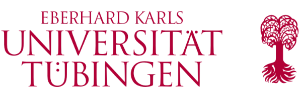 Logo of the Eberhard Karls Universität Tübingen: Name in red letters with a tree next to it.