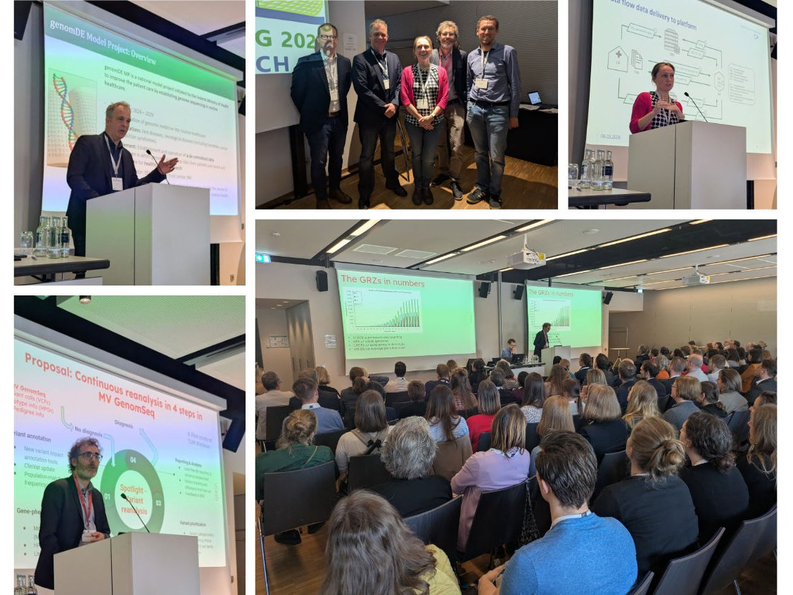 ollage von Bildern vom GHGA-Workshop auf der GfH-Jahrestagung 2026, die den voll besetzten Raum sowie die einzelnen Vortragenden zeigen.