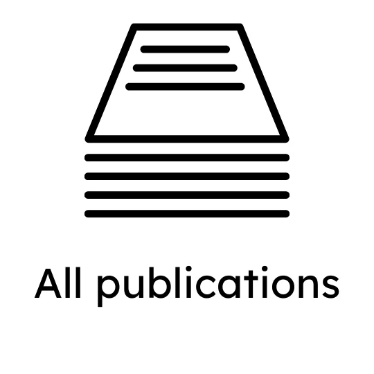 •	Icon with stacked documents and text “All publications”, part of a legend for filtering by publication type