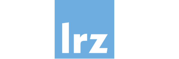 Logo for the Leibniz Supercomputing Centre (LRZ): small letters "Liz" in white of light blue background.